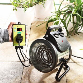 Selfkant-Wolters Palma Version 2 Gewächshausheizung "Palma TWIN" mit digitalem Thermostat 1000 W / 2000 W